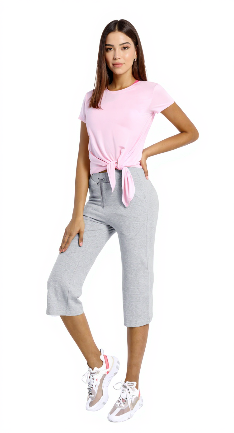 Capri Leggings in Heather Gray — The Lift & Sculpt Edit style look